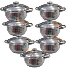 ქვაბების ნაკრები SERENA 7 PCS