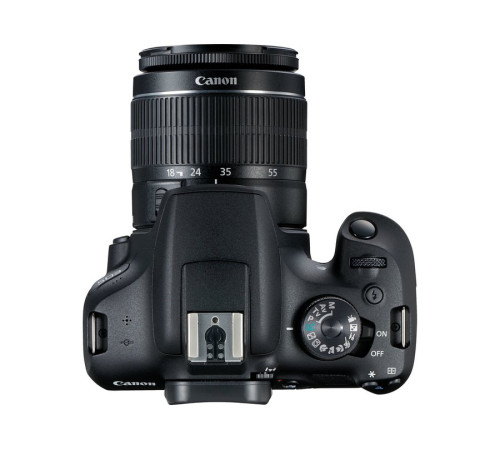 ციფრული კამერა Canon EOS 2000D Black + Lens EF-S 18-55 IS II