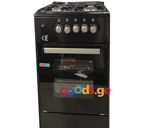 გაზის ქურა OZ OSmall50X50B4G GAS OVEN