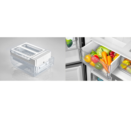 მაცივარი MIDEA MDRF632FGF22