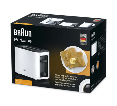 ტოსტერი BRAUN PurEase HT3000WH