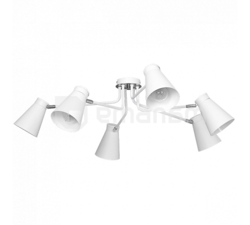 ჭაღი Luminex Bevan white 5028 6xE27/60W