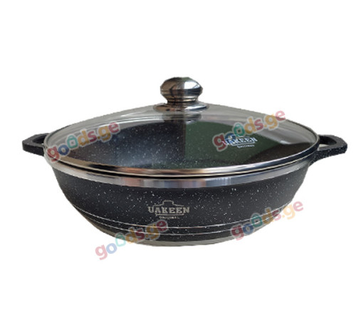 ქვაბების ნაკრები UAKEEN VK-19 BLACK 10 PCS