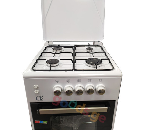 გაზის ქურა OZ OG 5040 W OVEN GAS