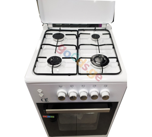 გაზის ქურა OZ OG 5040 W OVEN GAS