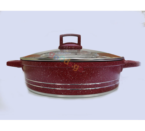 გრანიტის ქვაბები  UAKEEN RED 6 PCS 285056