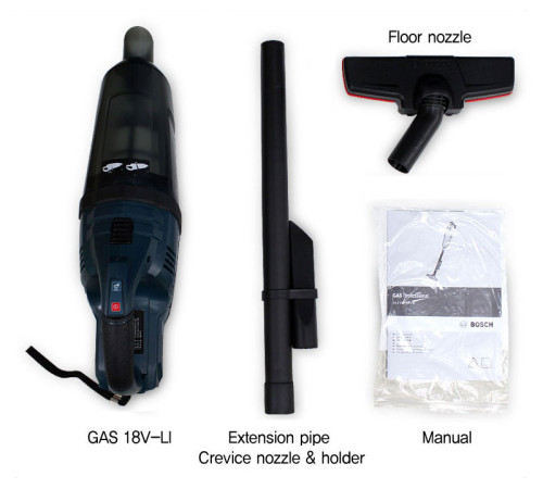 მტვერსასრუტი BOSCH GAS 18V-Li