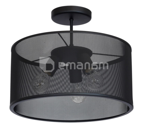 ჭაღი Luminex Felix 8174 3x60W E27 შავი