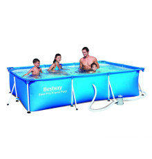 კარკასული აუზი BESTWAY 56424 FAMILY SPLASH FRAME (400x211x81სმ+ფილტრი)