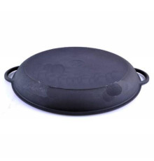 ტაფა-თავსახური თუჯის  კაზანისთვის Davr Metall 8 ლ