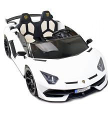 საბავშვო ელექტრო მანქანა LAMBORGINI AVENTADOR SX2028 WHITE