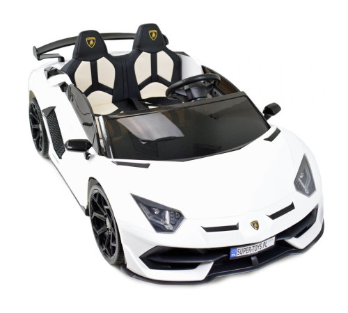 საბავშვო ელექტრო მანქანა LAMBORGINI AVENTADOR SX2028 WHITE