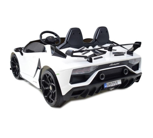 საბავშვო ელექტრო მანქანა LAMBORGINI AVENTADOR SX2028 WHITE
