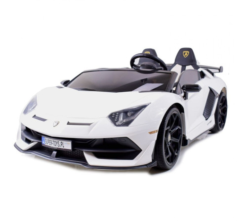 საბავშვო ელექტრო მანქანა LAMBORGINI AVENTADOR SX2028 WHITE