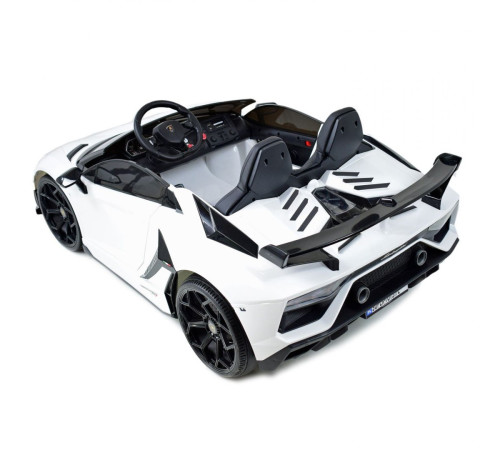 საბავშვო ელექტრო მანქანა LAMBORGINI AVENTADOR SX2028 WHITE