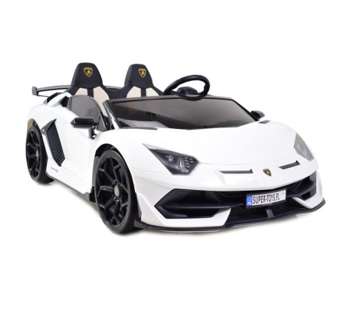 საბავშვო ელექტრო მანქანა LAMBORGINI AVENTADOR SX2028 WHITE