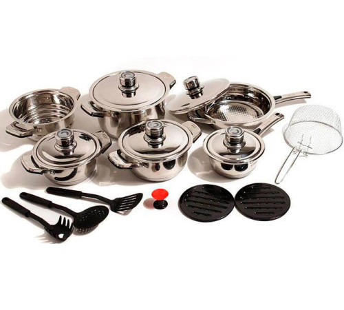 ქვაბების ნაკრები ZEPTER ZE 2012 19 PCS