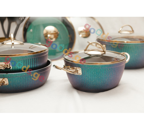 ქვაბების ნაკრები EVITA BLUE