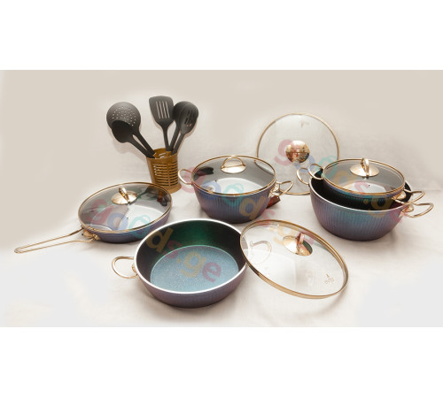 ქვაბების ნაკრები EVITA BLUE