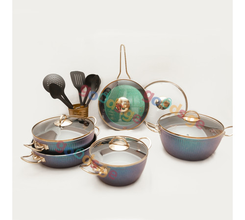 ქვაბების ნაკრები EVITA BLUE