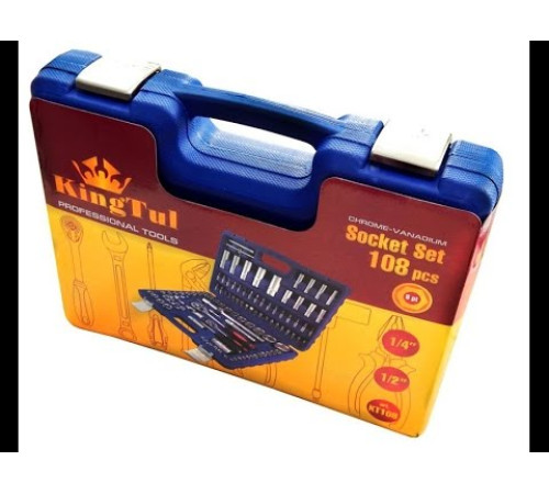 ხელსაწყოების ნაკრები KINGTUL 108 PCS