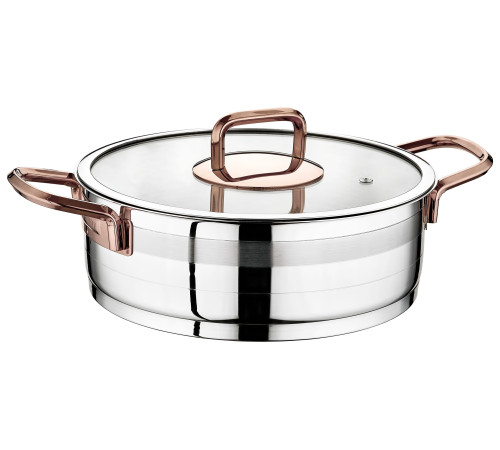 ქვაბების ნაკრები EVIMSARAY SAFİR TİTANYUM SET 18/10 Cr