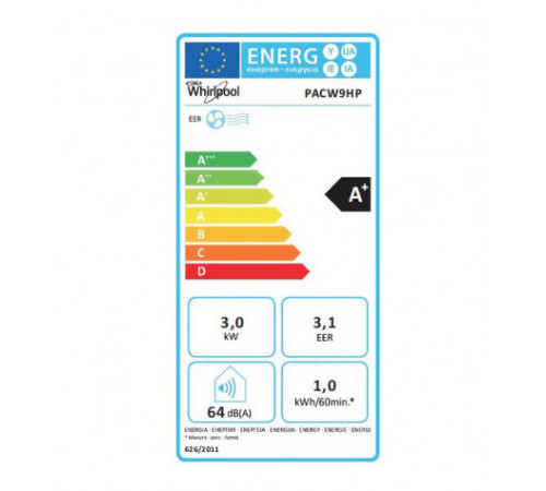 კონდიციონერი WHIRLPOOL pacw9hp