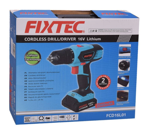 სახრახნისი FIXTEC FCD16L01 16V