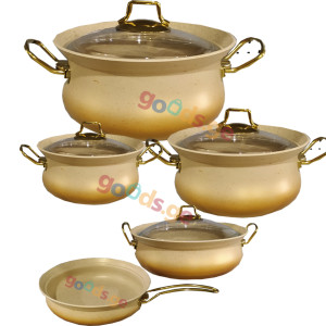 ქვაბების ნაკრები OMS 3045 BEIGE