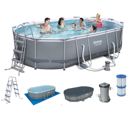 კარკასული აუზი BESWAY 56448  (488x305x107სმ)