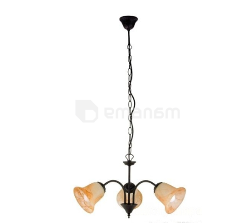 ჭაღი Rabalux Colette E14 3x40W ყავისფერი 7367