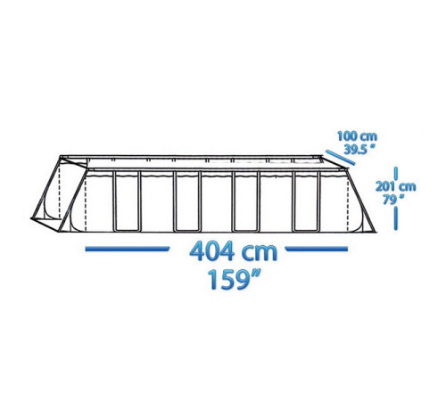 კარკასული აუზი BESTWAY 56251 (404სმx201სმx100სმ)