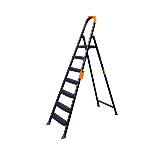 გასაშლელი კიბე ANKA PLUS 6+1 METAL STEP LADDER
