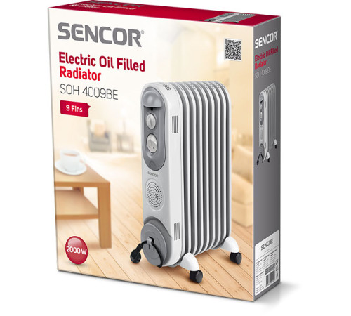 ზეთის რადიატორი SENCOR SOH 4009BE