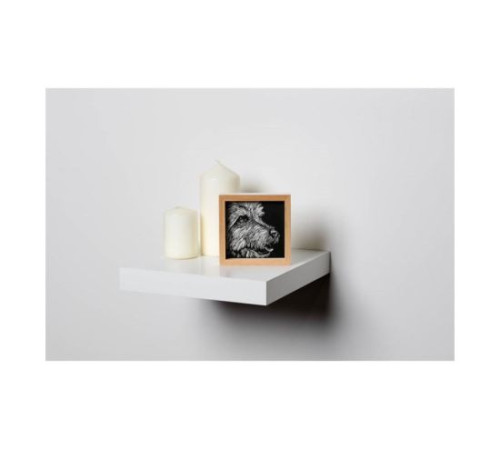 თარო დაფარული სამაგრით თეთრი VELANO 65050 235x235 მმ