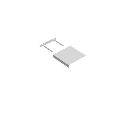 თარო დაფარული სამაგრით თეთრი VELANO 65050 235x235 მმ