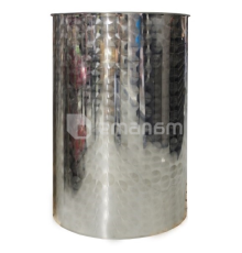 კასრი უჟანგავი ფოლადის 150 ლ პნევმატური ხუფით