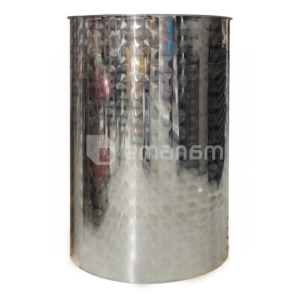 კასრი უჟანგავი ფოლადის 150 ლ პნევმატური თავსახურით