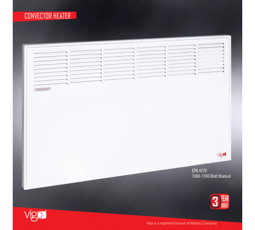 ელექტრო კონვექტორი VIGO EPK 4590 M25