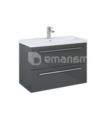 ტუმბო ჩამოსაკიდი Elita Kwadro Plus 166771 79.6x39.6 anthracite