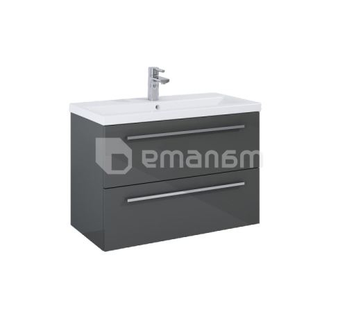 ტუმბო ჩამოსაკიდი Elita Kwadro Plus 166771 79.6x39.6 anthracite