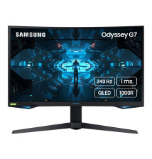 მონიტორი Samsung 27'' Curved Gaming Odyssey G7 (LC27G75TQSIXCI)