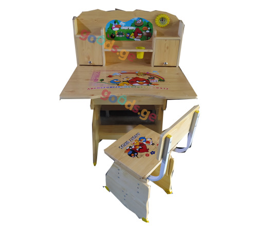 საბავშვო მერხი ANGRY BIRDS