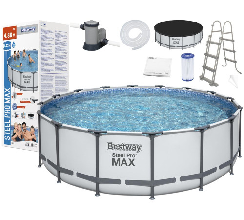 კარკასული აუზი BESTWAY 5612Z (488x122სმ)