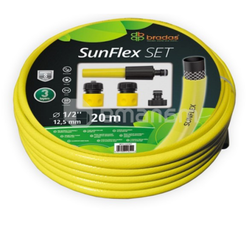 შლანგი Bradas WMS1/220SET 20M + აქსესუარები