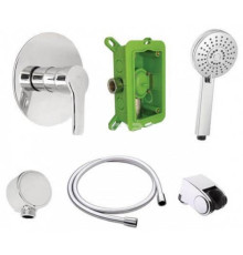 შხაპის ფარული მონტაჟის სისტემა Rubineta 625014 Kubo-1F-Uno (6в1)