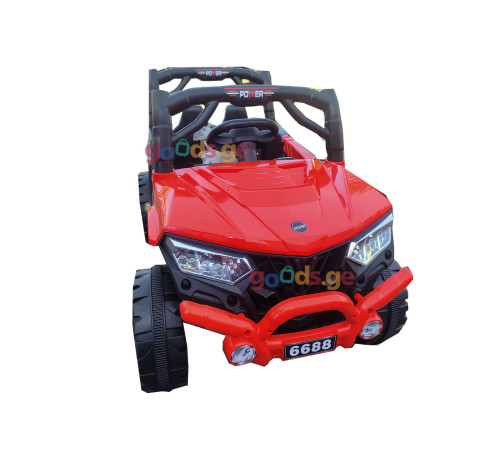 საბავშვო ელექტრო მანქანა BUGGY 6688 RED