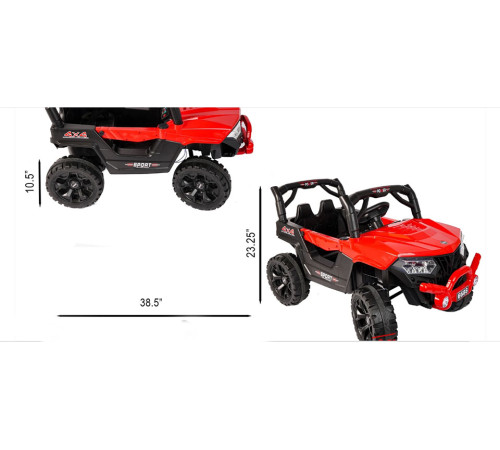 საბავშვო ელექტრო მანქანა BUGGY 6688 RED