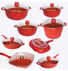 ქვაბების ნაკრები PRIMA GERMANY 8 PCS