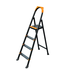 გასაშლელი კიბე LEO 3+1 METAL STEP LADDER